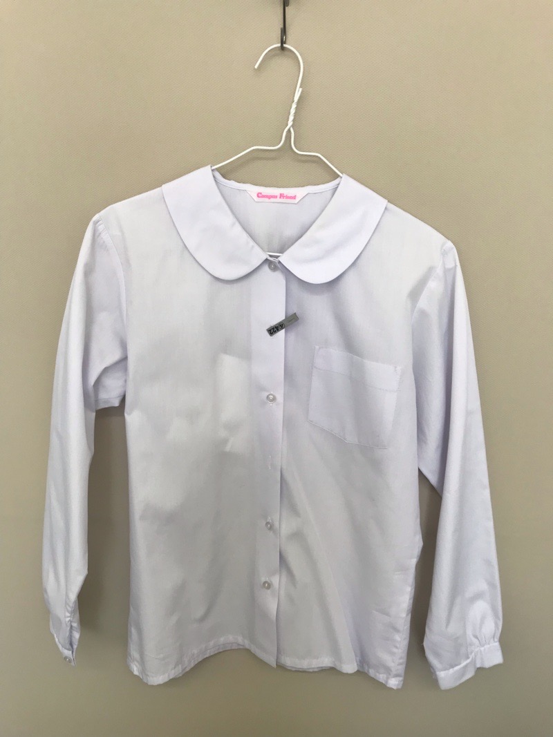 神奈川県 厚木中学校 ブラウス(長袖)【0304422】