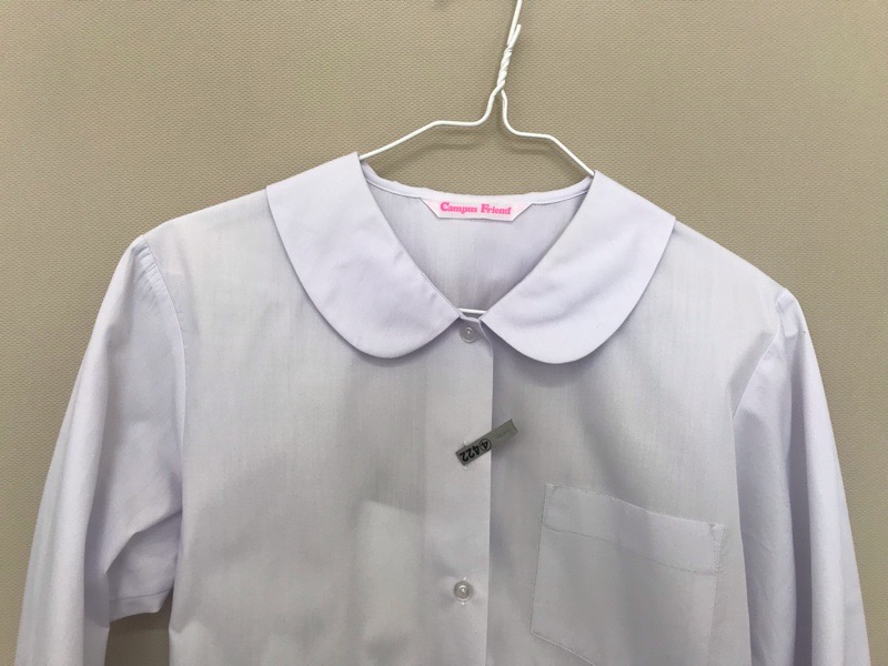 神奈川県 厚木中学校 ブラウス(長袖)【0304422】