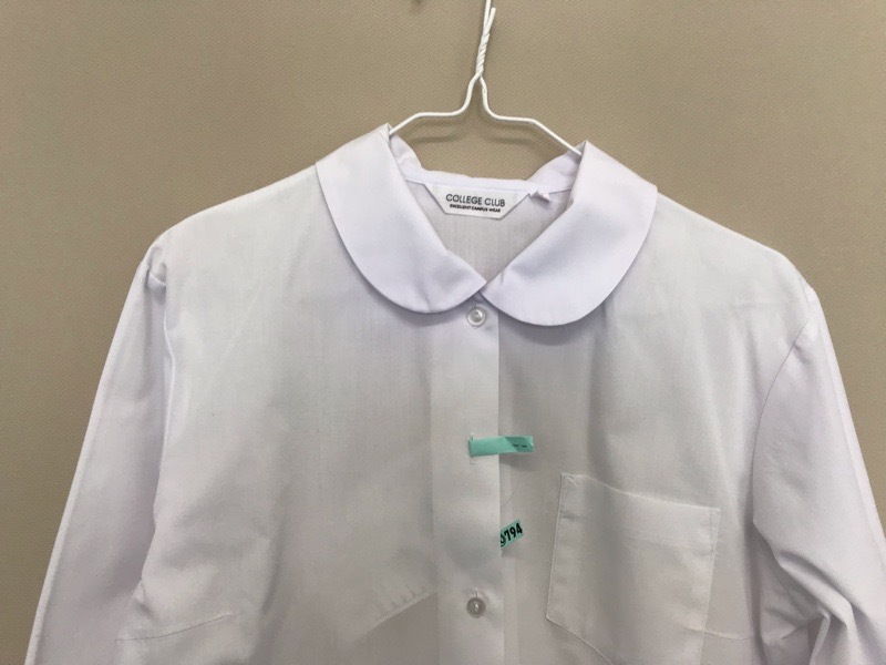 神奈川県　座間中学校　ブラウス　【0210794】