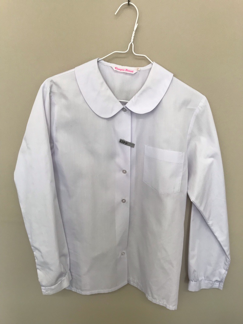 神奈川県　厚木中学校　ブラウス（長袖）【0304423】