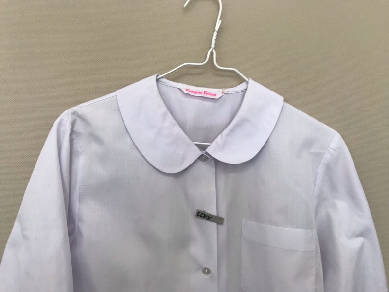 神奈川県　厚木中学校　ブラウス（長袖）【0304423】