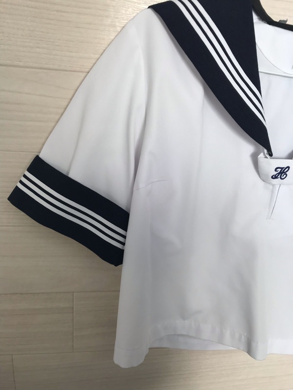 神奈川県 山王中学校 セーラー服(夏)【0306338】