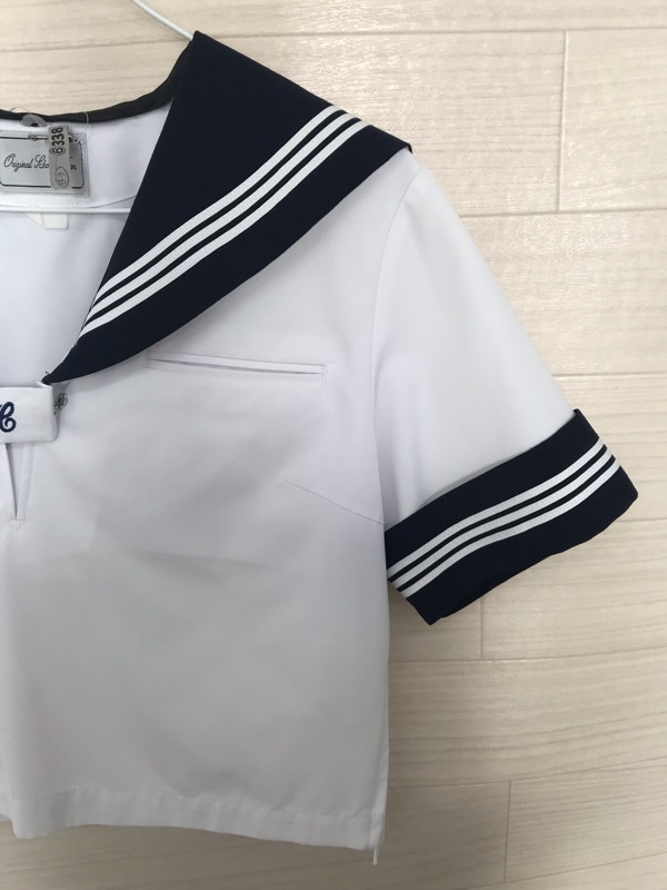 神奈川県 山王中学校 セーラー服(夏)【0306338】