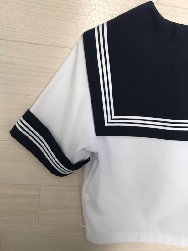 神奈川県 山王中学校 セーラー服(夏)【0306338】