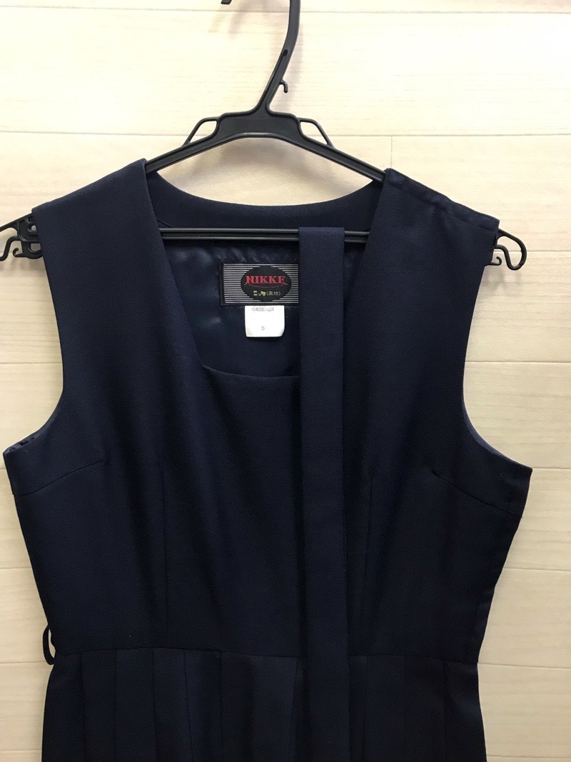 神奈川県　中学校　ジャンバースカート　【0203765】