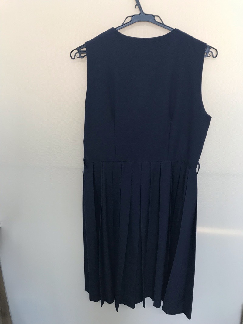 神奈川県　座間市立南中学校　ジャンバースカート　【0304093】