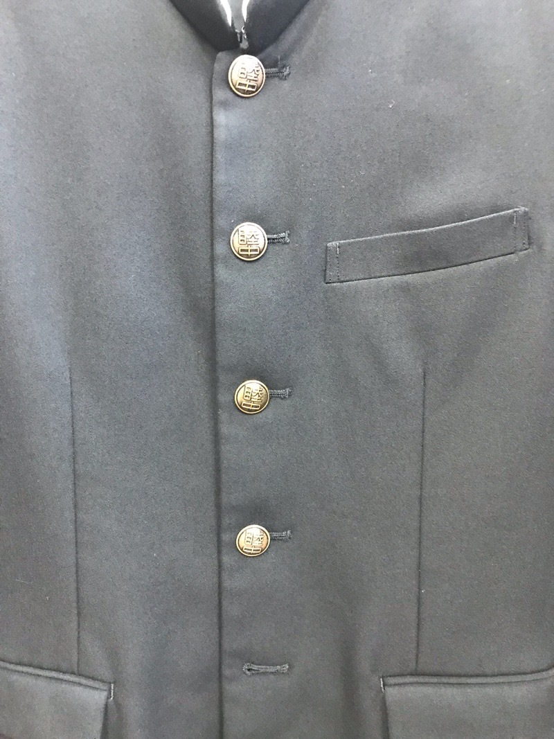 神奈川県 睦合中学校 学ラン 旧デザイン【0201256】