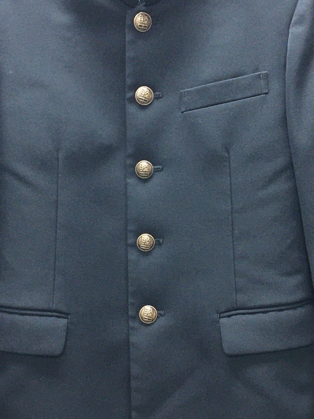 神奈川県 睦合中学校 学ラン 旧デザイン【0204674】