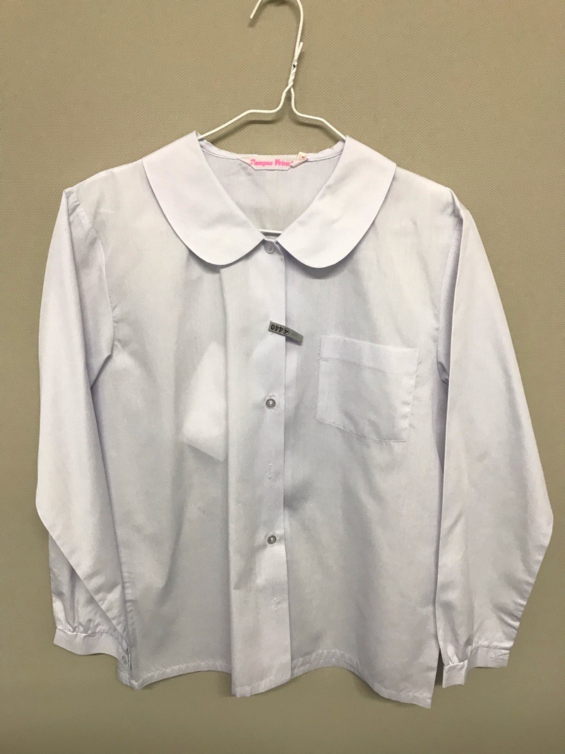 神奈川県　厚木中学校　ブラウス（長袖）【0304440】