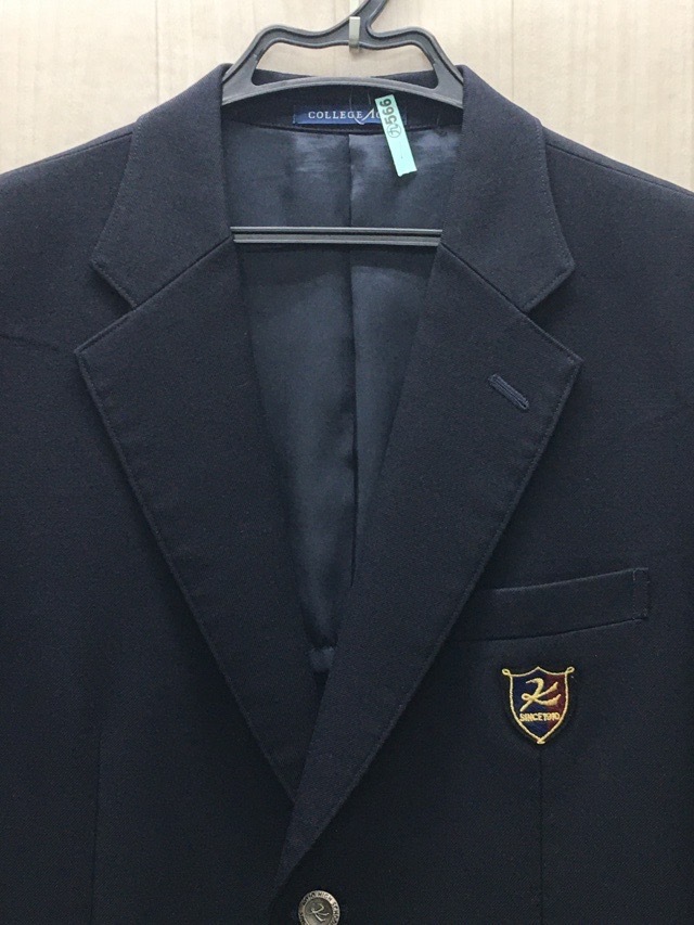 神奈川県　向上高校　男子ブレザー　旧ボタン【0209556】