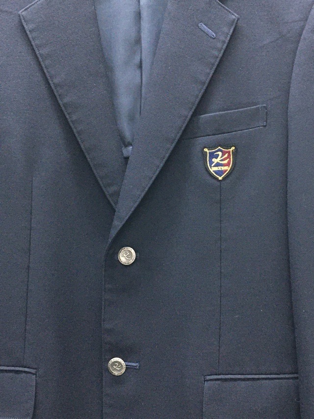 神奈川県　向上高校　男子ブレザー　旧ボタン【0209556】