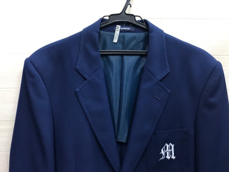 神奈川県　森の里中学校　男子ブレザー　【0301979】