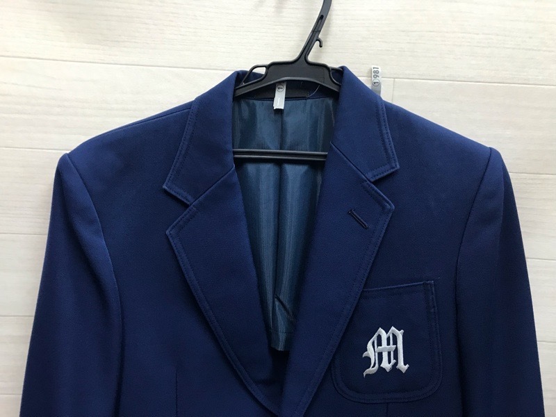 神奈川県　森の里中学校　男子ブレザー　【0301981】