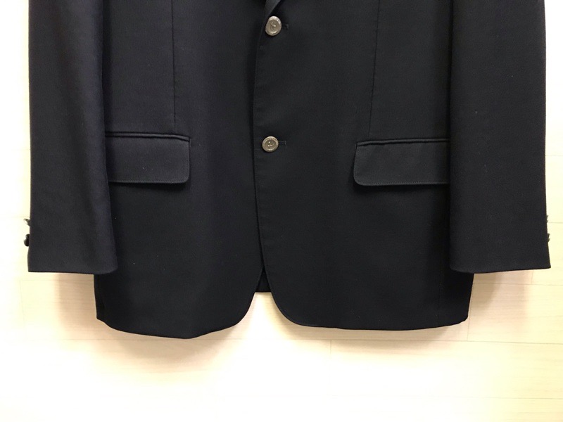 神奈川県 向上高校 男子ブレザー 旧ボタン【0109783】