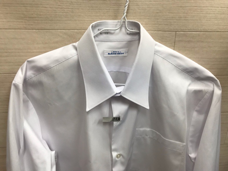 伊勢原中学校 ワイシャツ (新品・長袖)【0302138】