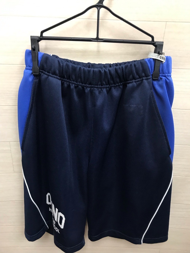 神奈川県　荻野中学校　ハーフパンツ　【0301696】