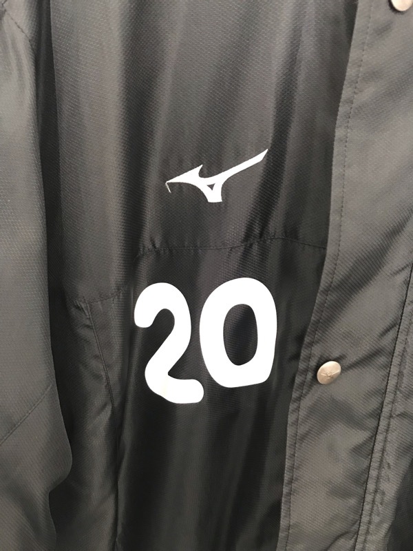 東京都　明治大学付属中野高等学校　サッカー部　ベンチコート　【0307450】