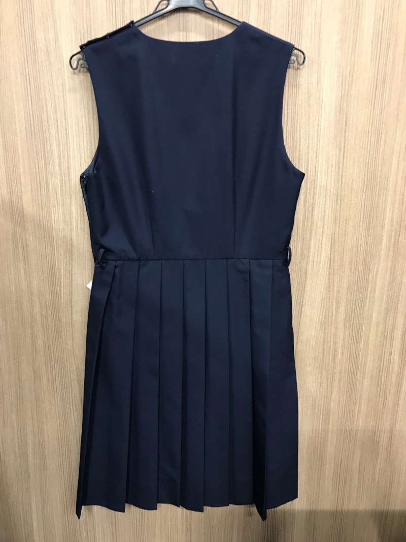 神奈川県　秦野市立鶴巻中学校　ジャンバースカート　【0206388】