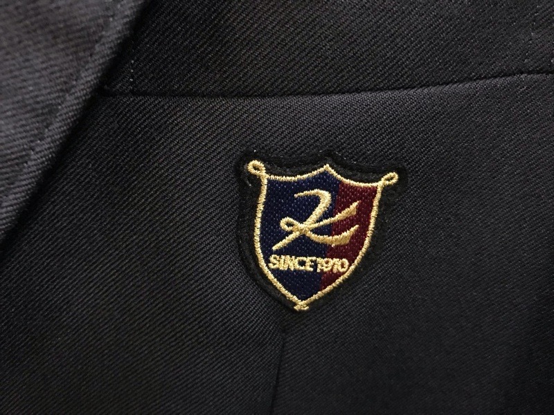 向上高校　男子ブレザー　旧ボタン【0208451】