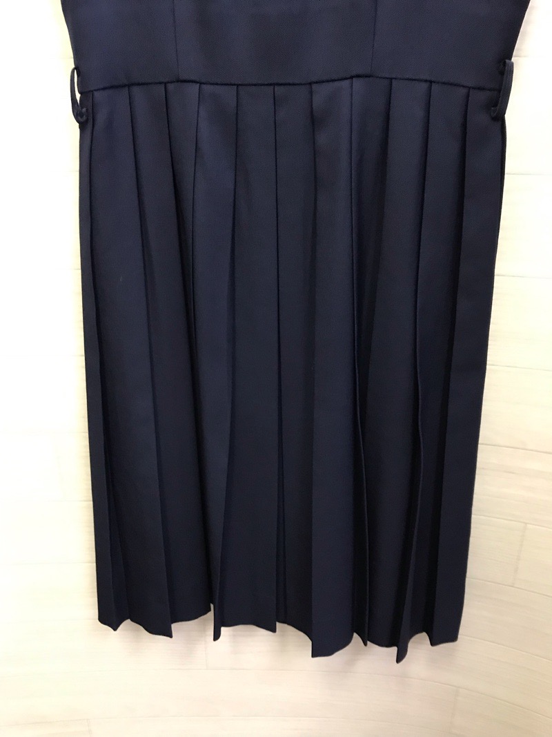 神奈川県 厚木中学校 ジャンバースカート(冬)【0201150】