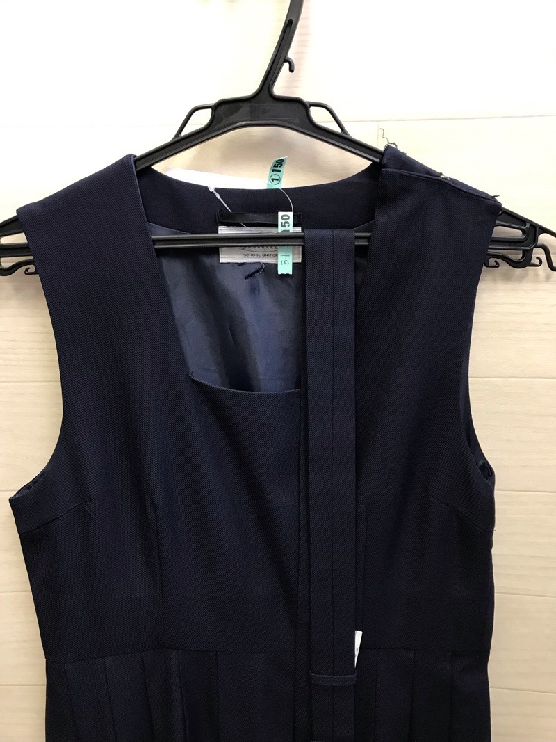 神奈川県 厚木中学校 ジャンバースカート(冬)【0201150】