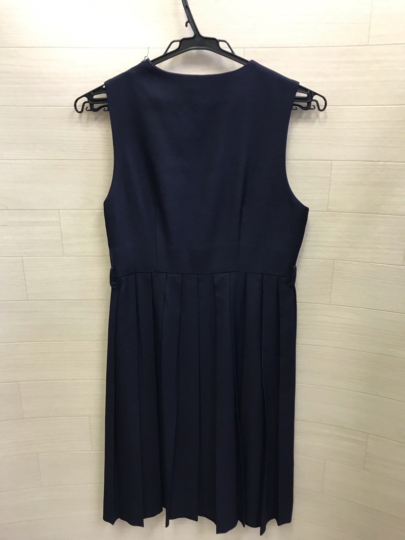 神奈川県 厚木中学校 ジャンバースカート(冬)【0201150】