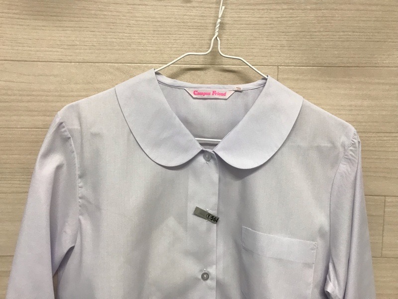 神奈川県　厚木中学校　ブラウス（長袖）【0301564】