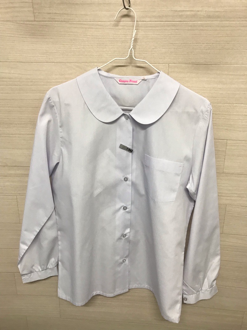 神奈川県　厚木中学校　ブラウス（長袖）【0301564】