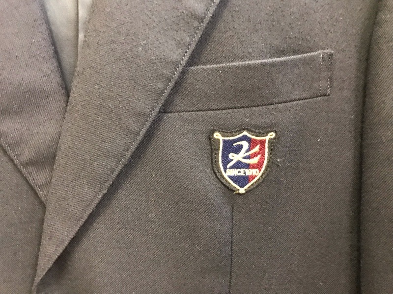 神奈川県　向上高校　男子ブレザー　旧ボタン【0202412】