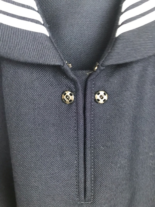 神奈川県　伊勢原中学校　セーラー服（冬）【0307078】