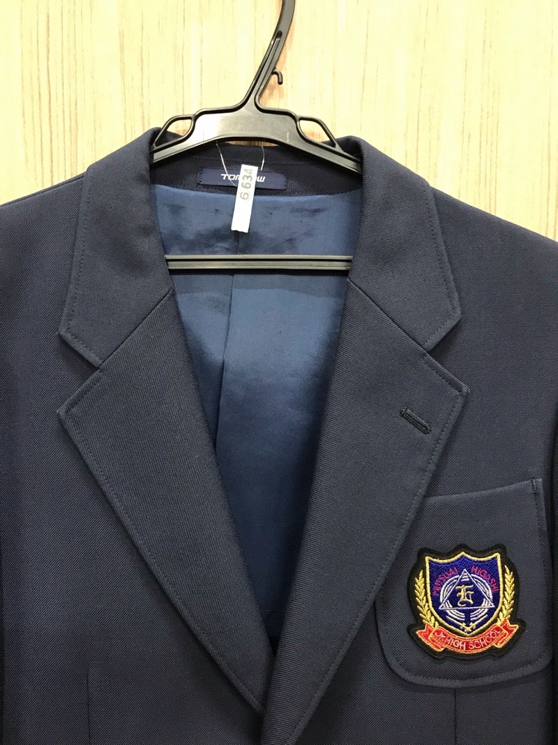 神奈川県 睦合東中学校 男子ブレザー 【0206634】