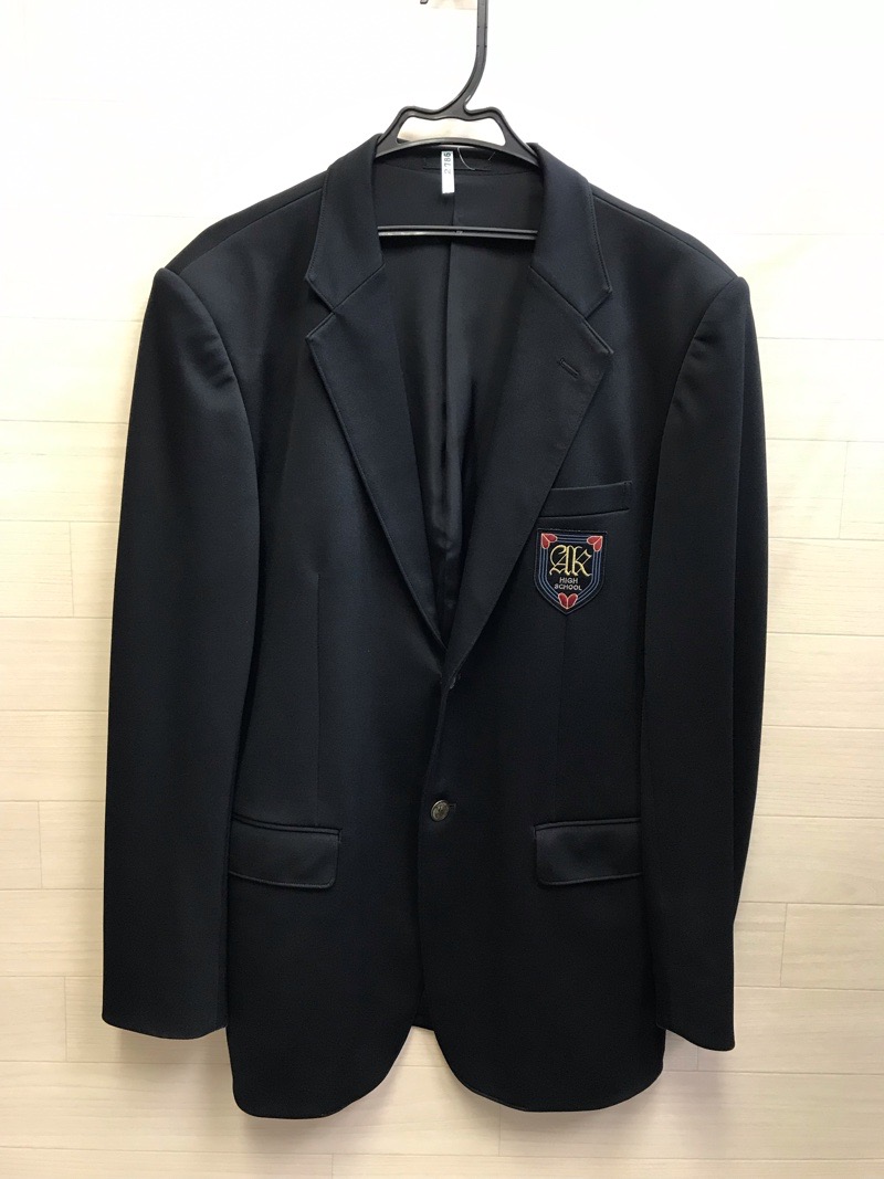 神奈川県　厚木北高校　男子ブレザー　【0202786】