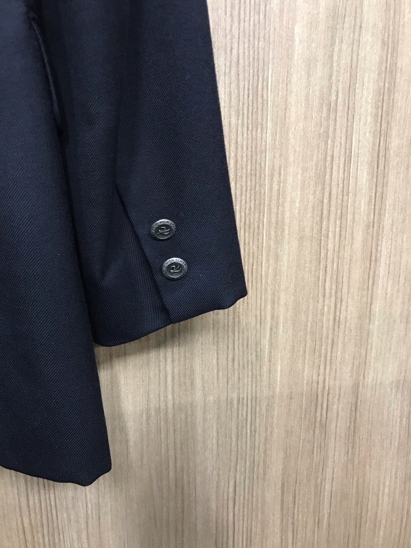 神奈川県 向上高校 男子ブレザー 旧ボタン【0108205】