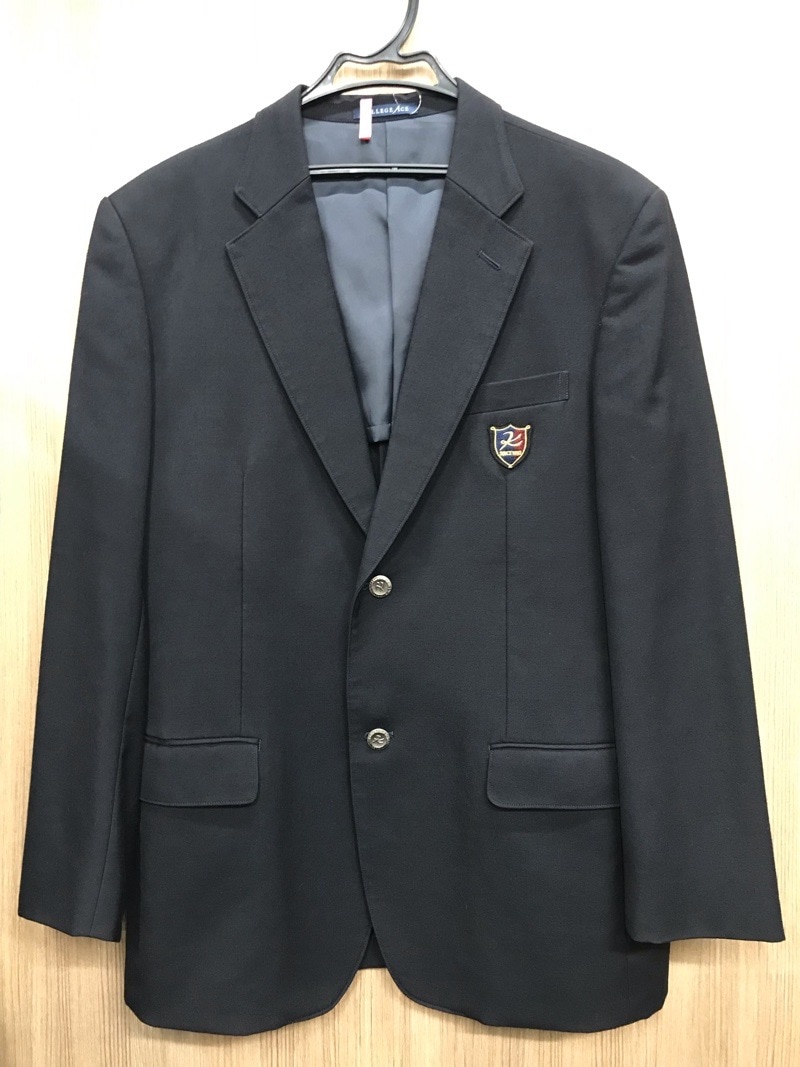 神奈川県 向上高校 男子ブレザー 旧ボタン【0108205】