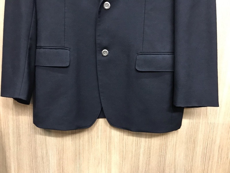 神奈川県 向上高校 男子ブレザー 旧ボタン【0108205】