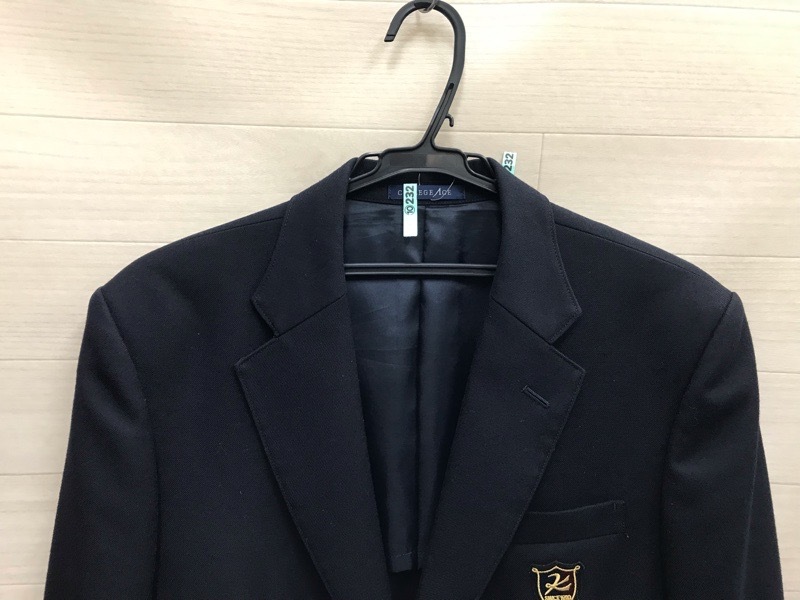 神奈川県　向上高校　男子ブレザー　旧ボタン　【0210232】