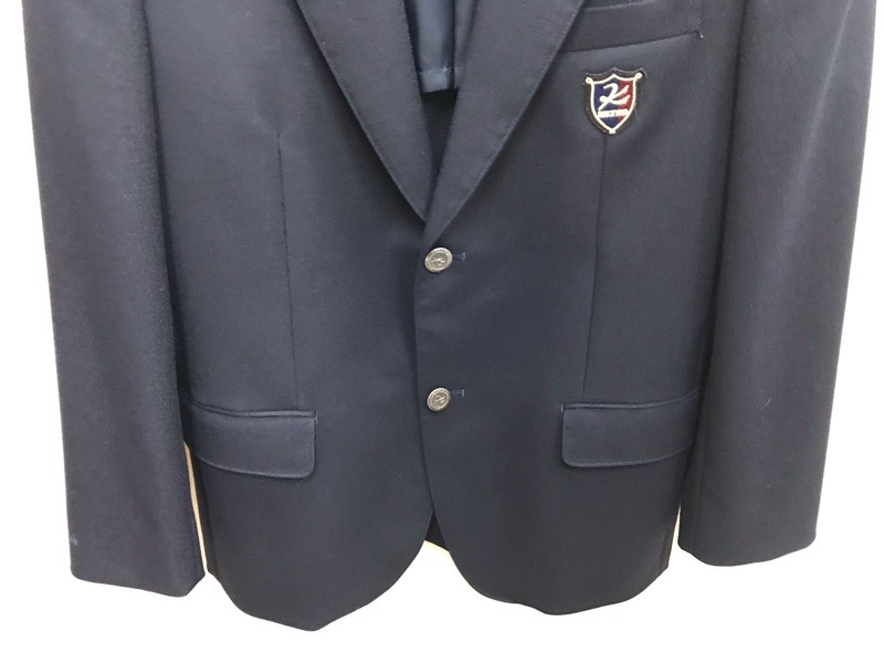 神奈川県　向上高校　男子ブレザー　旧ボタン　【0210232】