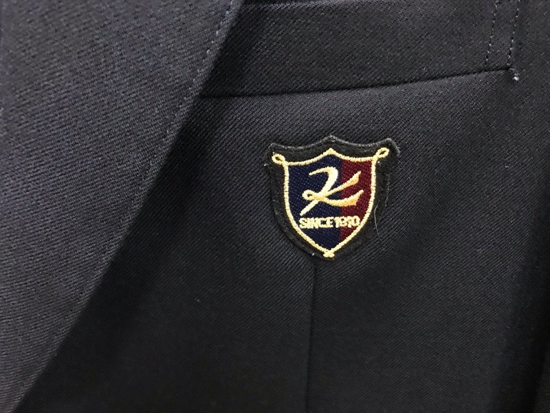 神奈川県　向上高校　男子ブレザー　旧ボタン　【0210232】