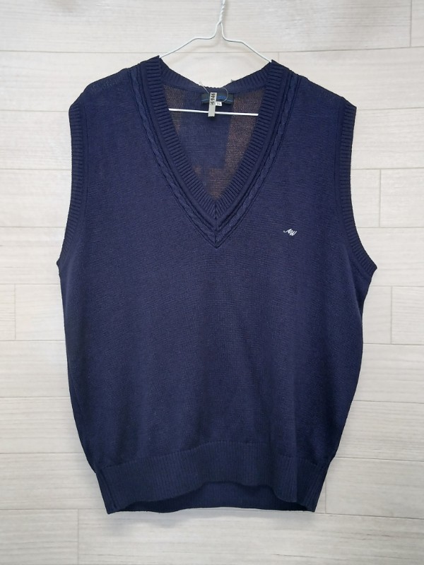 神奈川県　厚木西高校　ニットベスト　【0304946】