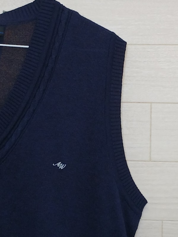 神奈川県　厚木西高校　ニットベスト　【0304946】