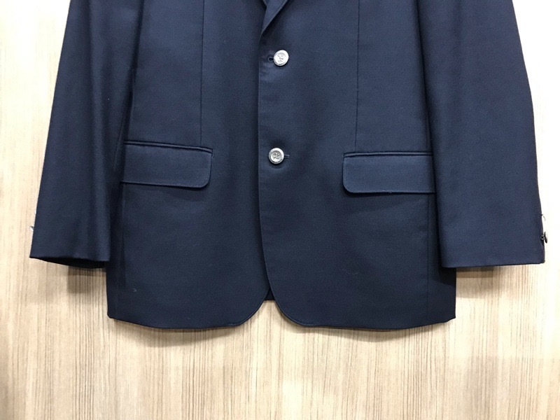 神奈川県 向上高校 男子ブレザー 旧ボタン【0108015】