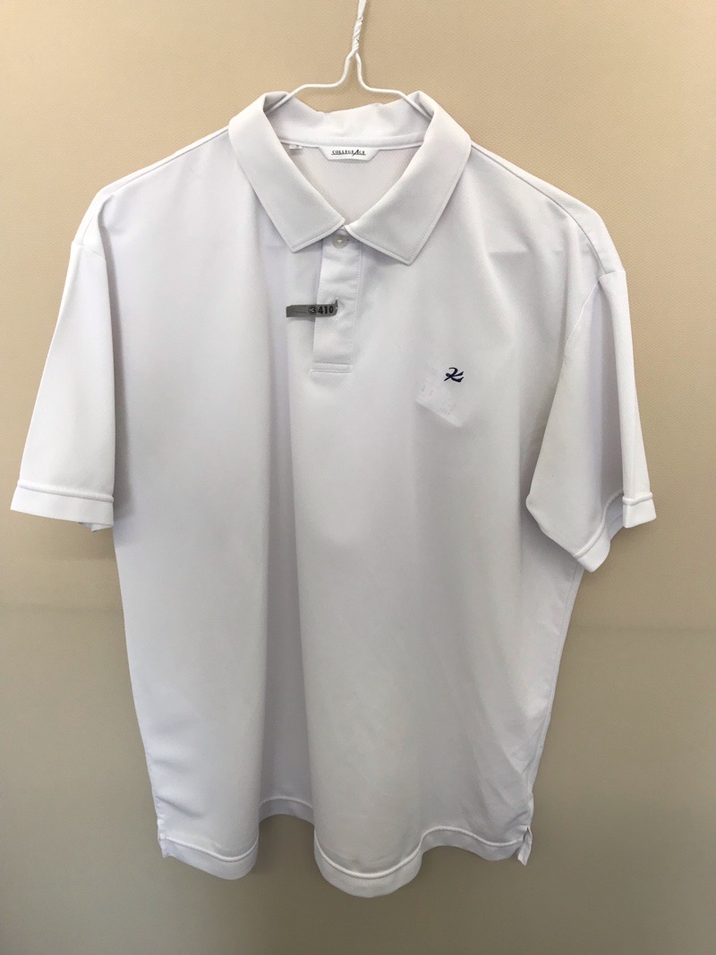 神奈川県　向上高校　ポロシャツ（白）【0303410】