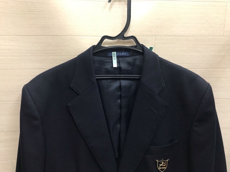 神奈川県 向上高校 男子ブレザー 旧ボタン【0210325】