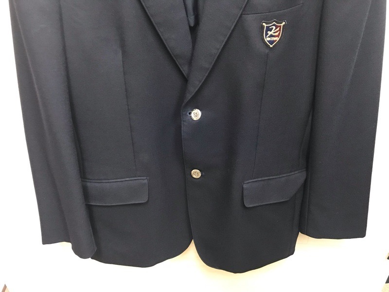 神奈川県 向上高校 男子ブレザー 旧ボタン【0210325】