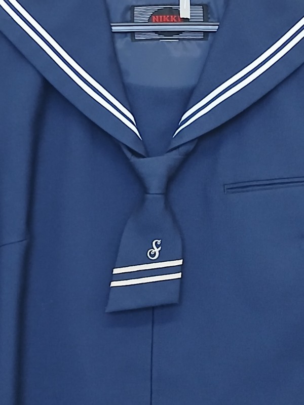 神奈川県　秦野市立渋沢中学校　セーラー服（冬）【0304887】
