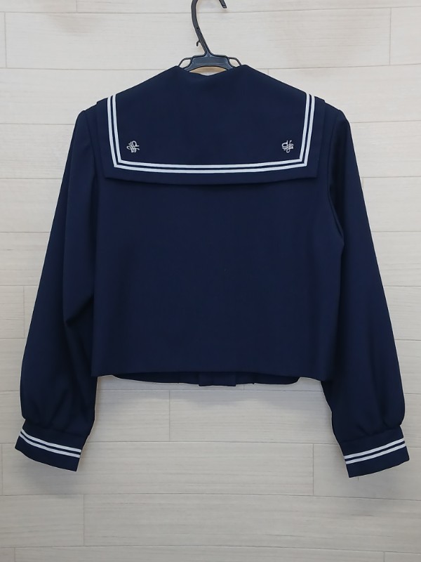 神奈川県　秦野市立渋沢中学校　セーラー服（冬）【0304887】