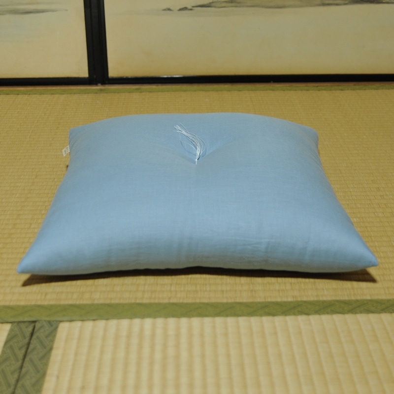 座布団 亜麻(あま) リネン100％ 空色 | 座布団 | | 京都 座布団屋