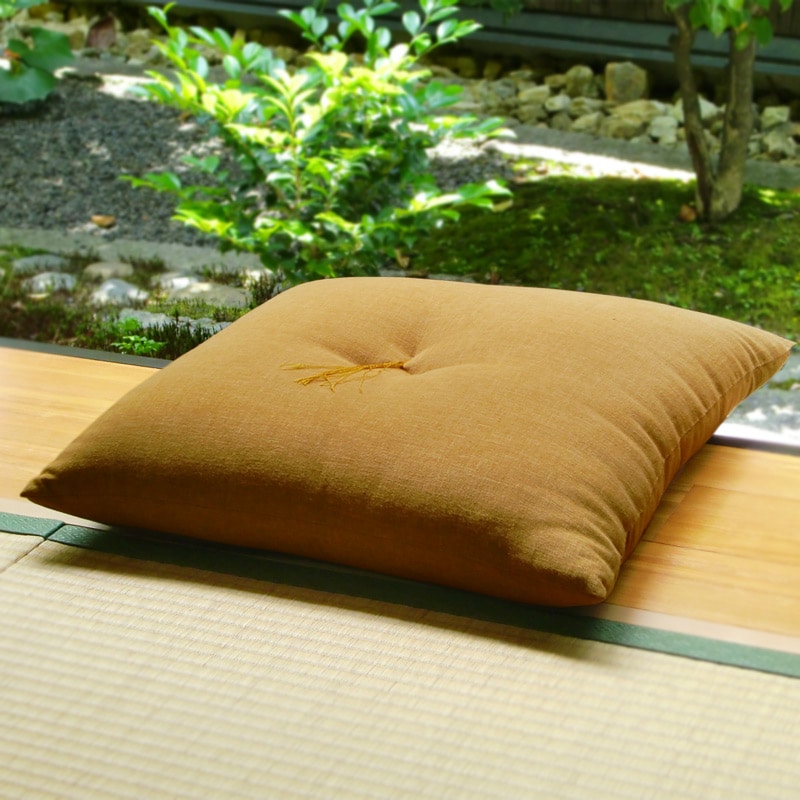 【最終お値下げです☆】座布団むら染古都もめん　リバーシブル 座布団 むら染古都もめん 墨色（すみいろ） | 座布団 | | 京都