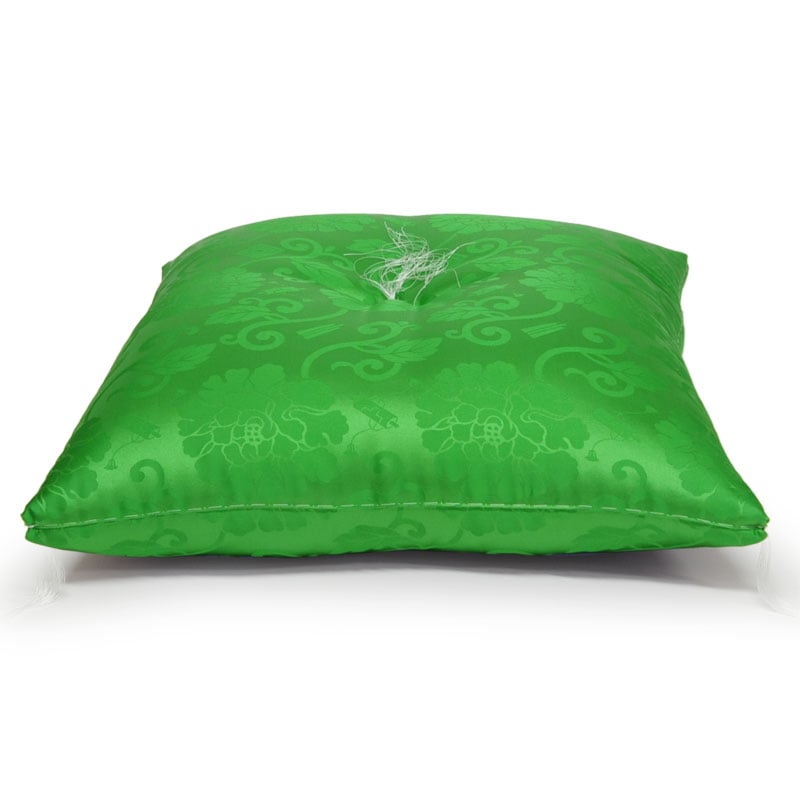 法要座布団 緑 正絹(生地:絹100%） | 法要座布団 | | 京都 座布団屋