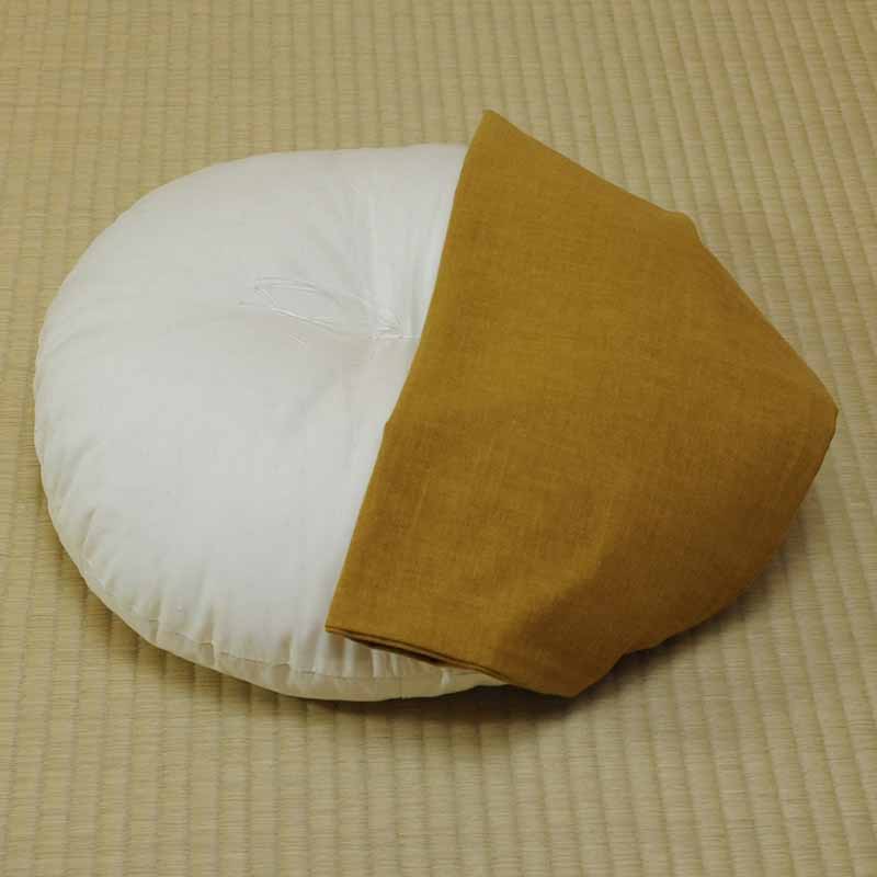 【最終お値下げです☆】座布団むら染古都もめん　リバーシブル 座布団カバー むら染古都もめん 藍色（あいいろ） 50×50